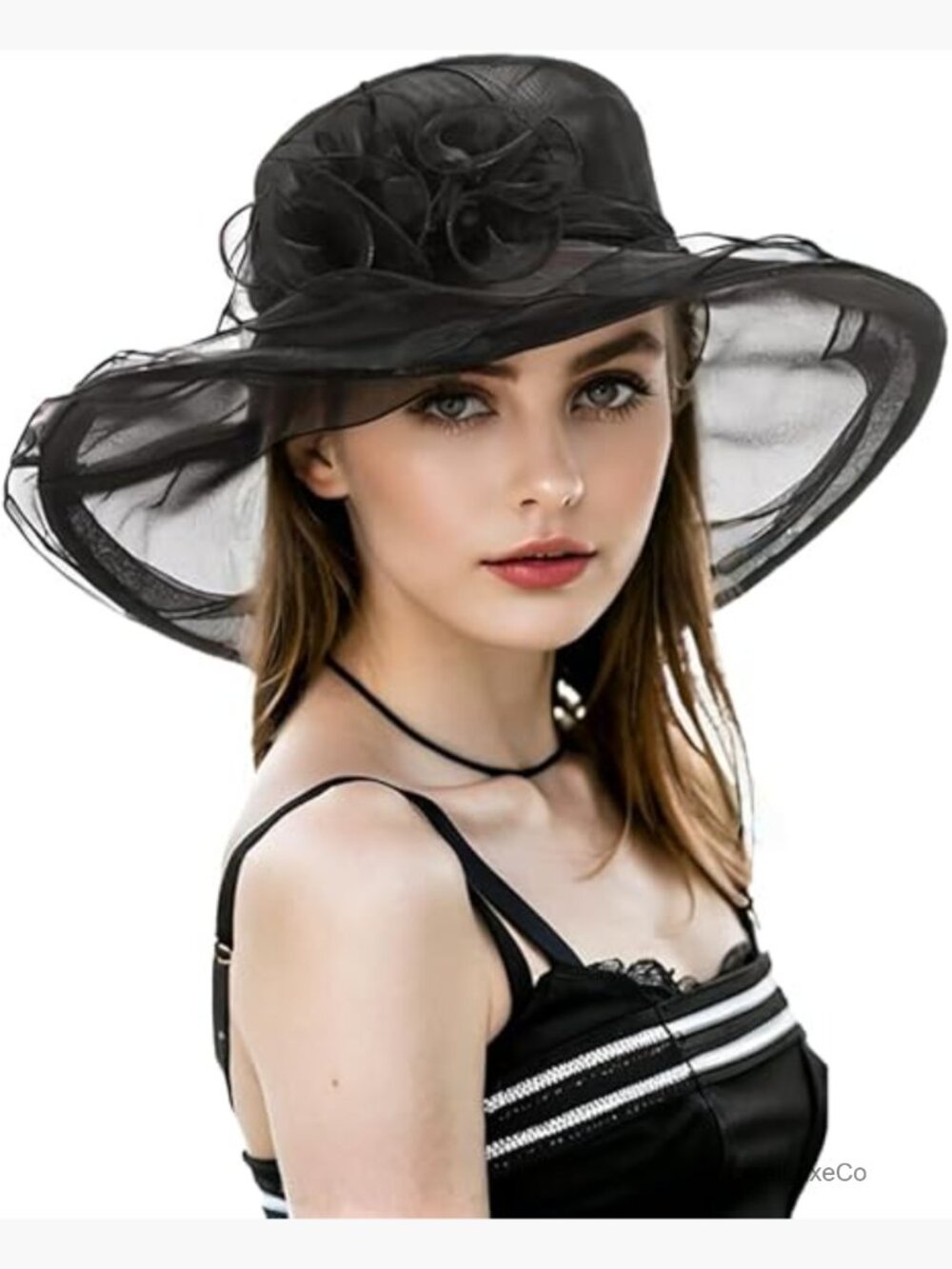 Elegant Organza Fascinator Hat Derby Tea Party Wedding Headpiece